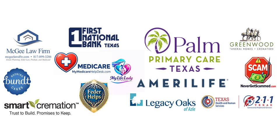 Small Town Seniors community sponsor and partner logos